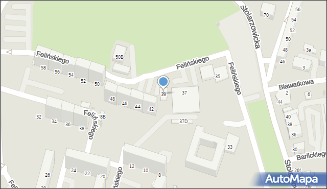 Bytom, Stolarzowicka, 39, mapa Bytomia