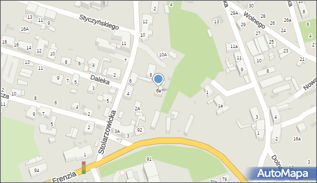 Bytom, Stolarzowicka, 6a, mapa Bytomia