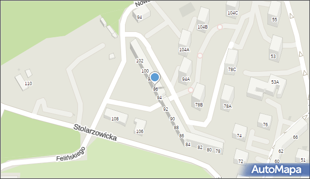 Bytom, Stolarzowicka, 96, mapa Bytomia