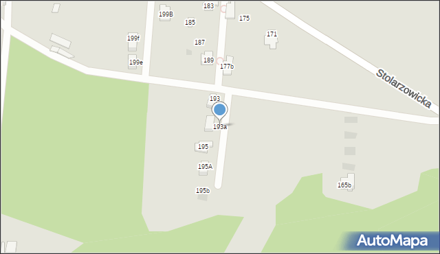 Bytom, Stolarzowicka, 193a, mapa Bytomia