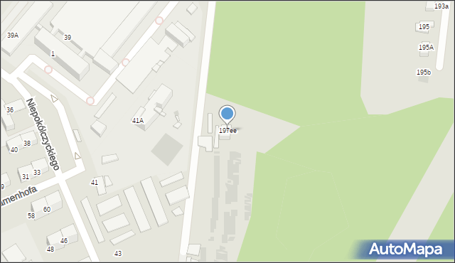 Bytom, Stolarzowicka, 197ee, mapa Bytomia