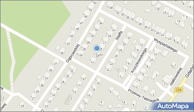 Bytów, Staffa Leopolda, 13, mapa Bytów