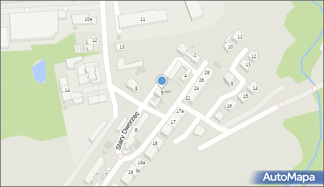 Bytów, Stary Dworzec, 5, mapa Bytów