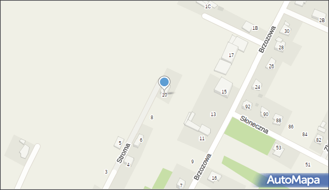 Cedzyna, Stroma, 10, mapa Cedzyna