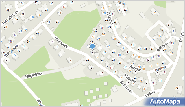 Charzykowy, Stokrotek, 3, mapa Charzykowy