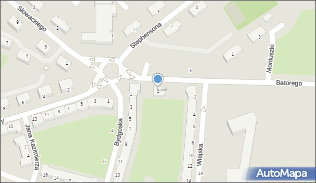 Chełm, Stefana Batorego, 2, mapa Chełma