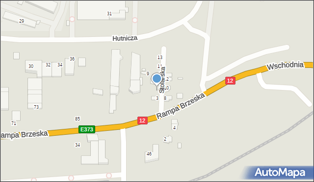 Chełm, Stolarska, 5, mapa Chełma