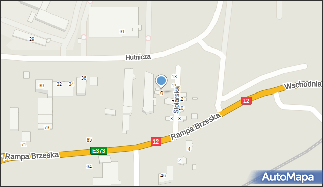 Chełm, Stolarska, 9, mapa Chełma