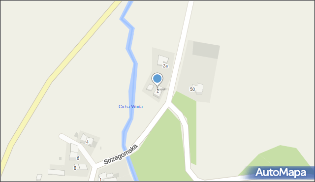 Chełm, Strzegomska, 2, mapa Chełma