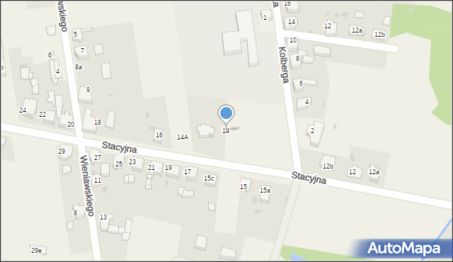 Chełm Śląski, Stacyjna, 14, mapa Chełm Śląski