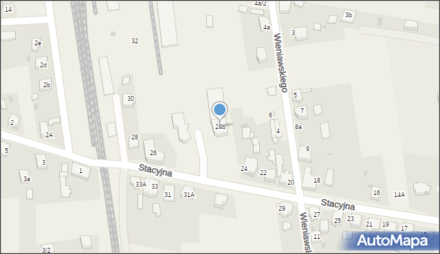 Chełm Śląski, Stacyjna, 24b, mapa Chełm Śląski