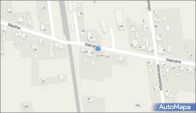 Chełm Śląski, Stacyjna, 31, mapa Chełm Śląski