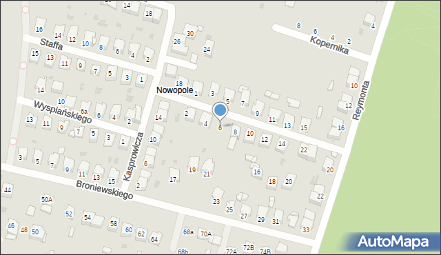 Chełmek, Struga, 6, mapa Chełmek