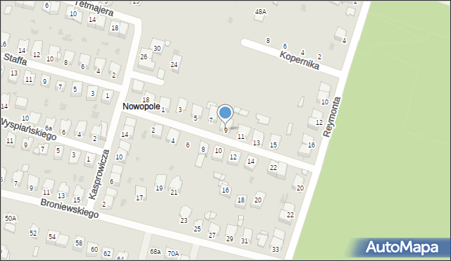 Chełmek, Struga, 9, mapa Chełmek