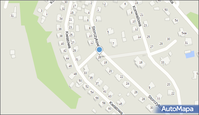 Chełmno, Storczykowa, 16, mapa Chełmno