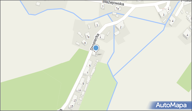 Chełmsko Śląskie, Strzelecka, 4b, mapa Chełmsko Śląskie