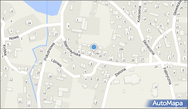 Chlewiska, Staromłyńska, 15, mapa Chlewiska