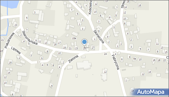 Chlewiska, Staromłyńska, 25, mapa Chlewiska