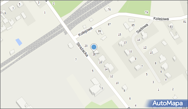 Chmielów, Strażacka, 18, mapa Chmielów