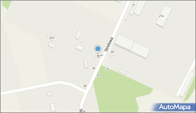 Chmielów, Strefowa, 32, mapa Chmielów