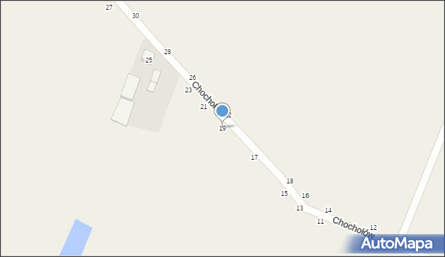 Chochołów, Strzelce, 19, mapa Chochołów