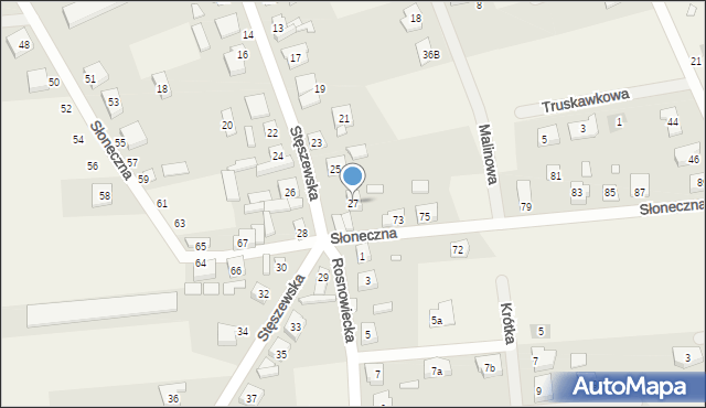 Chomęcice, Stęszewska, 27, mapa Chomęcice