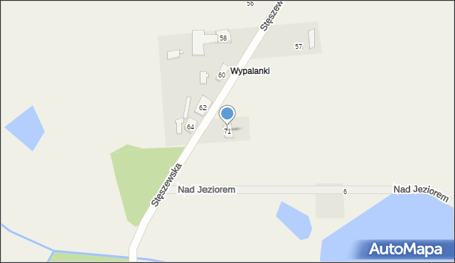 Chomęcice, Stęszewska, 71, mapa Chomęcice