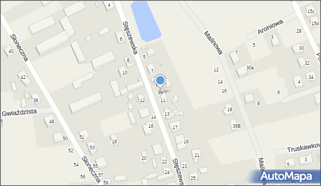 Chomęcice, Stęszewska, 9a, mapa Chomęcice