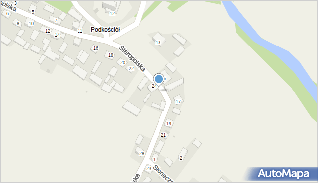 Chroberz, Staropolska, 26, mapa Chroberz