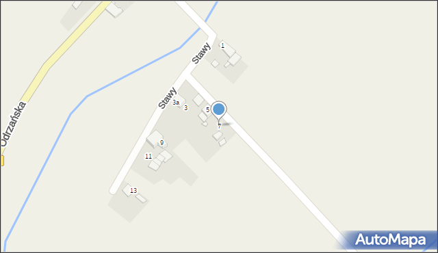 Chróścice, Stawy, 7, mapa Chróścice