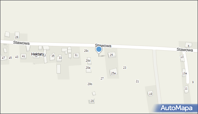 Cianowice, Stawowa, 27a, mapa Cianowice