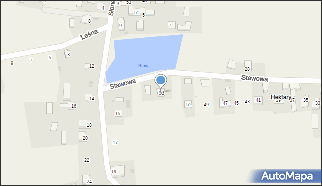 Cianowice, Stawowa, 53, mapa Cianowice