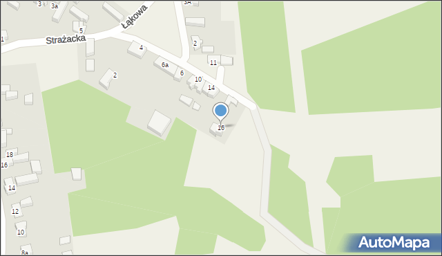 Ciemnice, Strażacka, 16, mapa Ciemnice