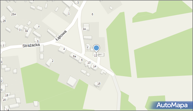 Ciemnice, Strażacka, 8, mapa Ciemnice