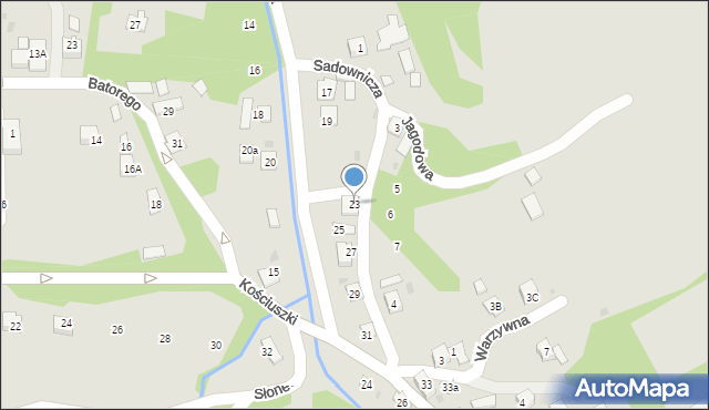 Ciężkowice, Stawiska, 23, mapa Ciężkowice
