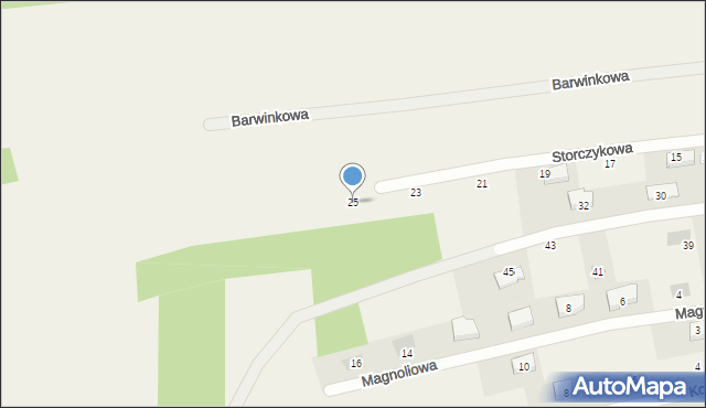 Ćmiłów, Storczykowa, 25, mapa Ćmiłów