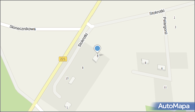 Czapielsk, Stokrotki, 6, mapa Czapielsk