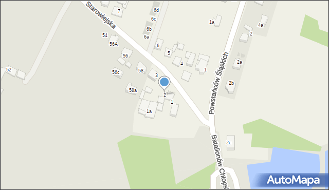 Czarków, Starowiejska, 2, mapa Czarków