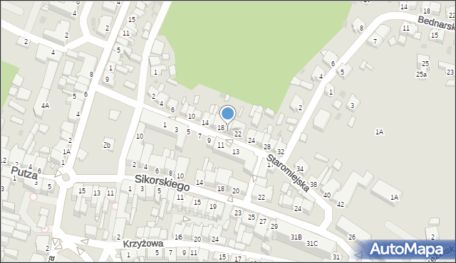 Czarnków, Staromiejska, 20, mapa Czarnków