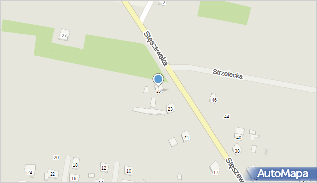 Czempiń, Stęszewska, 25, mapa Czempiń