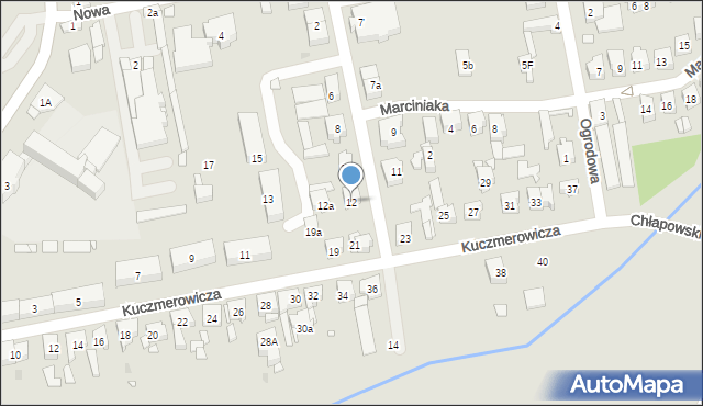 Czempiń, Strumykowa, 12, mapa Czempiń