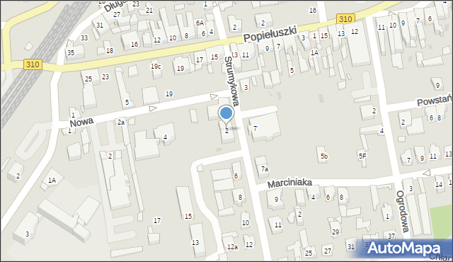 Czempiń, Strumykowa, 2, mapa Czempiń