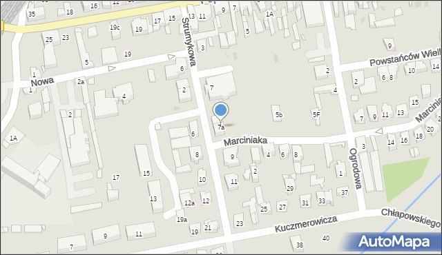 Czempiń, Strumykowa, 7a, mapa Czempiń