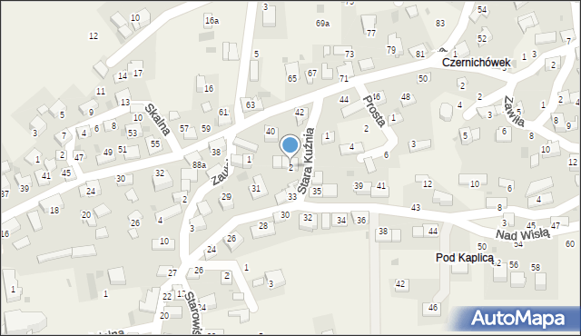 Czernichów, Stara Kuźnia, 2, mapa Czernichów