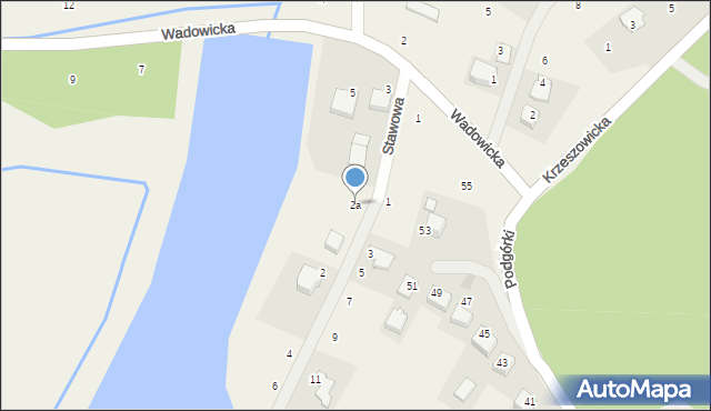 Czernichów, Stawowa, 2a, mapa Czernichów