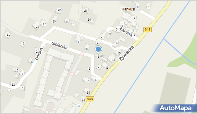 Czernichów, Stolarska, 4, mapa Czernichów