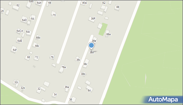 Czerwionka-Leszczyny, Strzelczyka, 38d, mapa Czerwionka-Leszczyny