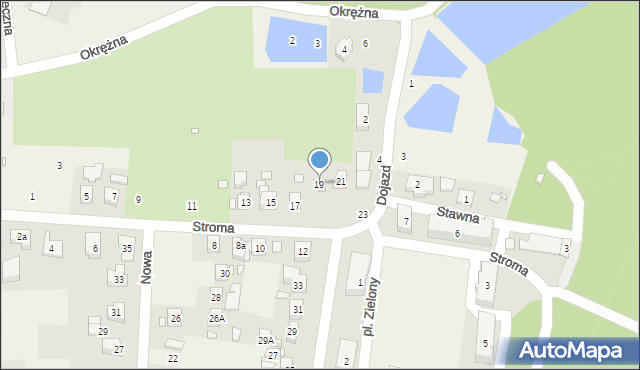 Czerwonak, Stroma, 19, mapa Czerwonak