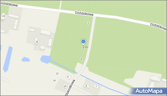Czmoniec, Stokrotkowa, 6, mapa Czmoniec