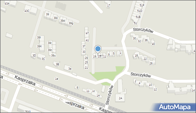 Dąbrowa Górnicza, Storczyków, 17, mapa Dąbrowa Górnicza